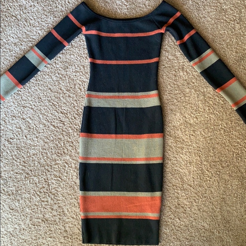 Ribbed winter dress